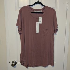 Dusty Pink Pocket Shirt